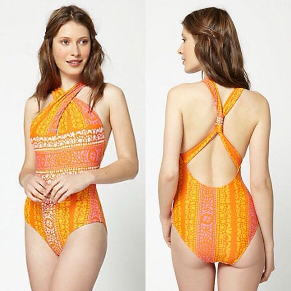 Marimekko Other - Anthropologie Marimekko Lilka Pidot Maillot One Piece Swimsuit Women's Medium